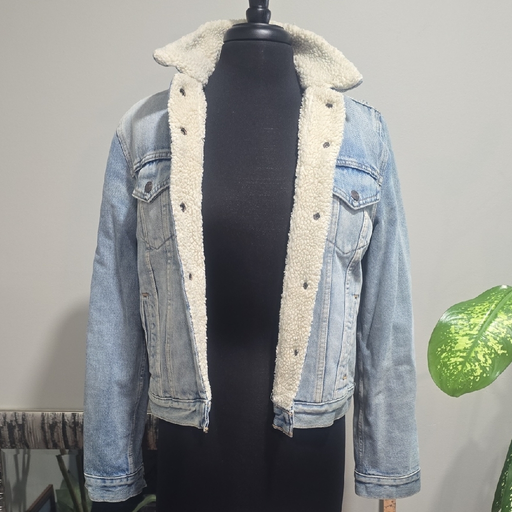 Sherpa Lined Denim Jacket